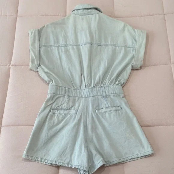 Denim Romper Led Zeppelin Patch - Picture 5 of 5